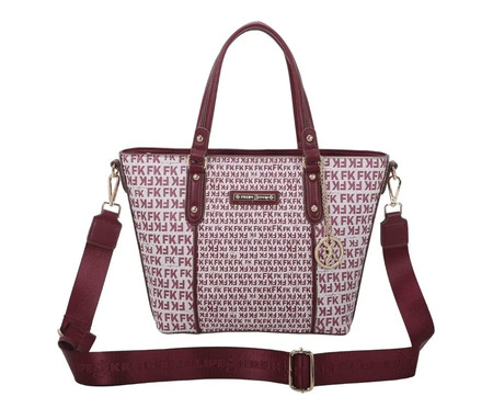 Bolsa Tote Fellipe Krein Ss23 Monograma Fk624 Vinho | WestwingNow