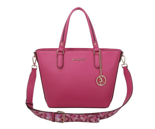 Bolsa Tote Fellipe Krein Ss23 Butterfly Fk612 Liso Rosa, pink | WestwingNow