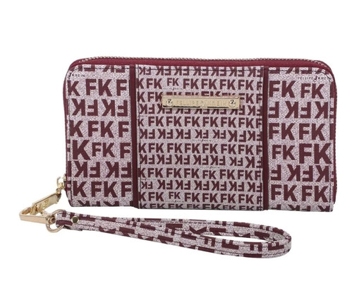 Carteira Zíper Fellipe Krein Ss23 Fk649 Vinho, red | WestwingNow