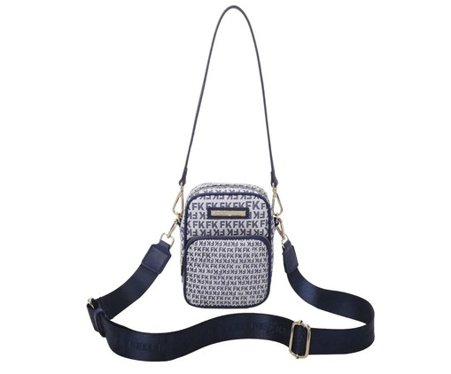 Cross Bag Vertical Fellipe Krein Ss23 Monograma Fk630 Azul, blue | WestwingNow