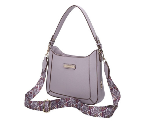 Bolsa Tiracolo Fellipe Krein Ss23 Alça Estampada Fk546 Lavanda, lilac | WestwingNow