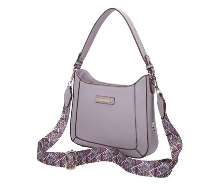 Bolsa Tiracolo Fellipe Krein Ss23 Alça Estampada Fk546 Lavanda | Westwing