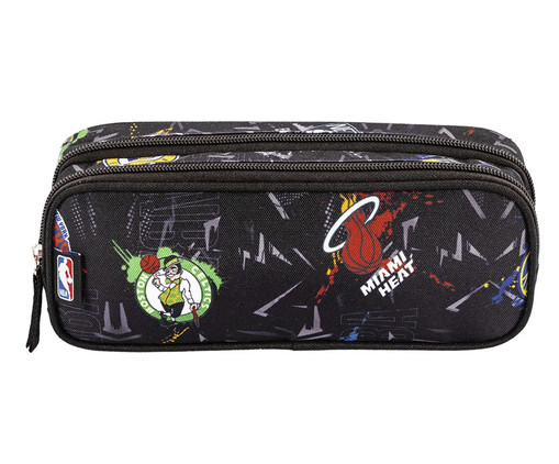 Estojo 2 Comp Nba Begins Graffiti, black | WestwingNow