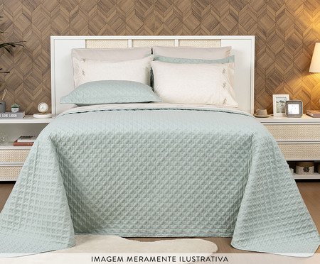 Cobre-Leito Belle Verde Malva | Westwing