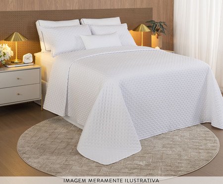 Jogo de Cobre-Leito Comfy Branco 200 Fios | Westwing