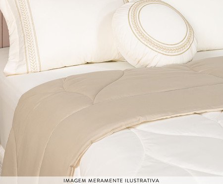 Jogo de Cobre-Leito Coordenado Marbella Dupla Face Bege | Westwing