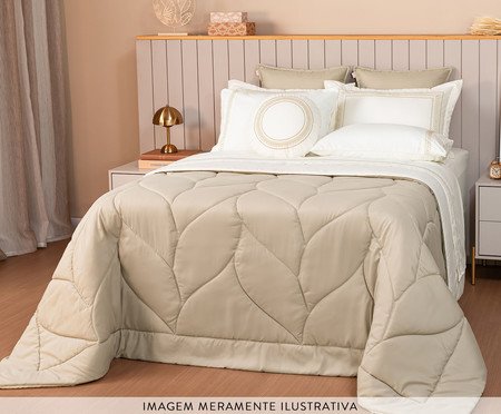 Jogo de Cobre-Leito Coordenado Marbella Dupla Face Bege | Westwing