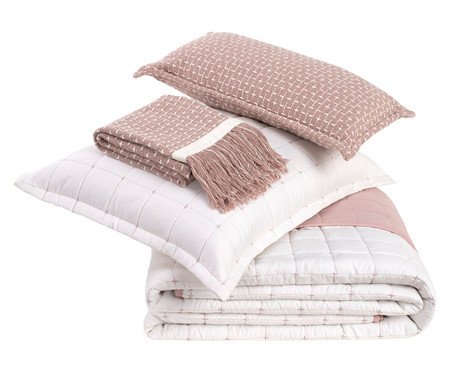 Jogo de Cobre-Leito Dupla Face Diana Rosê | Westwing