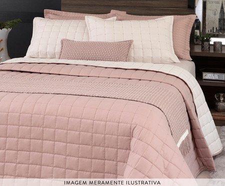 Jogo de Cobre-Leito Dupla Face Diana Rosê | Westwing