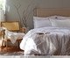 Duvet com Vivo Basics Off White e Terracota 200 Fios, beige | WestwingNow