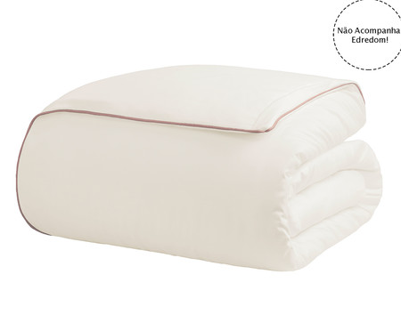 Duvet com Vivo Basics Off White e Capuccino 200 Fios | WestwingNow