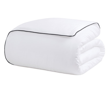 Duvet com Vivo Basics Branco e Preto 200 Fios