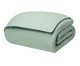 Duvet Colors Filetti Menta com Vivo Azul Oceano 200 Fios, green | WestwingNow