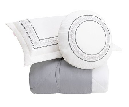 Jogo de Coordenado Marbella Dupla Face Gris