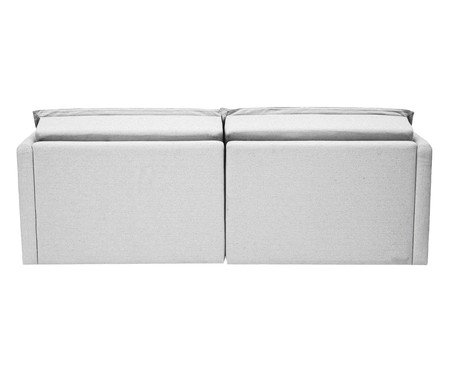 Sofá Retrátil Clio Cinza Claro | Westwing