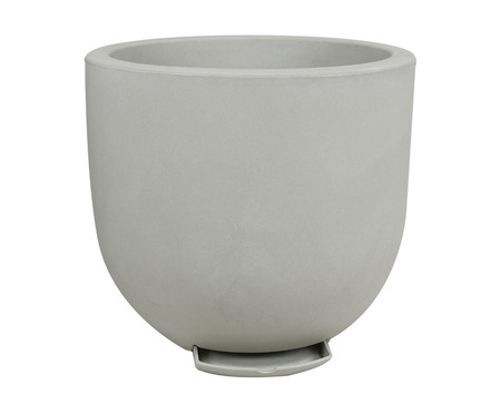 Vaso Decô Baixo Fosco Antique Branco | WestwingNow