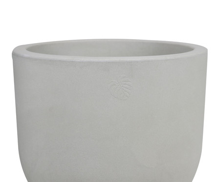 Vaso Decô Baixo Fosco Antique Branco | WestwingNow