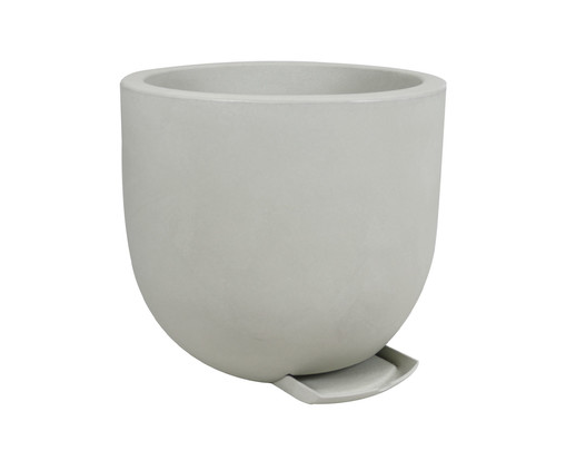 Vaso Decô Baixo Fosco Antique Branco, white | WestwingNow