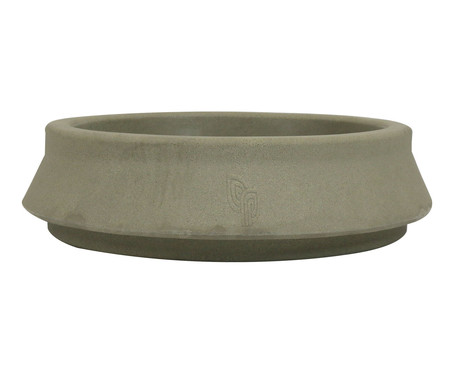 Vaso Bowl Vitória-Régia Antique Camurça