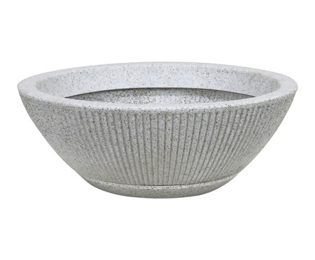 Vaso Bowl SP27 Fosco Branco Artstone