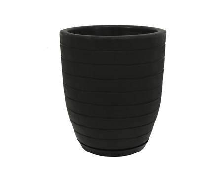 Vaso Relevo Preto