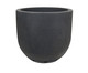 Vaso Decô Baixo Fosco Antique Preto, black | WestwingNow