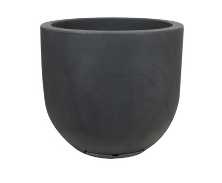 Vaso Decô Baixo Fosco Antique Preto | WestwingNow