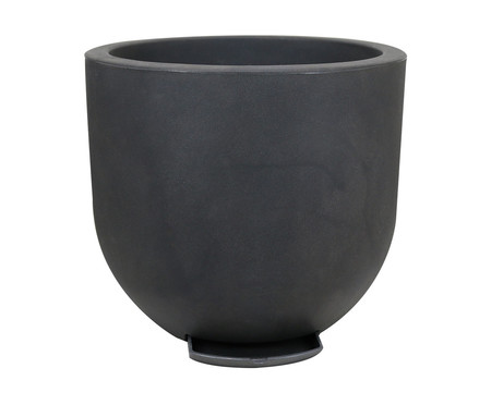 Vaso Decô Baixo Fosco Antique Preto | WestwingNow