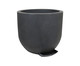 Vaso Decô Baixo Fosco Antique Preto, black | WestwingNow