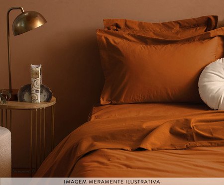 Lençol Superior Sem Elástico Colors Cúrcuma 200 Fios | Westwing