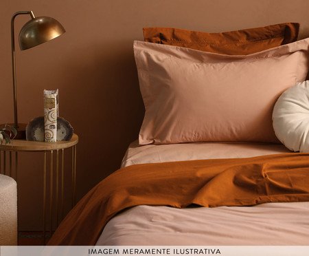 Lençol Superior Sem Elástico Colors Cúrcuma 200 Fios | Westwing