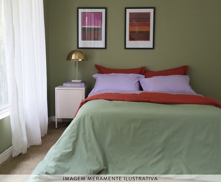 Lençol Superior Sem Elástico Colors Cúrcuma 200 Fios | Westwing