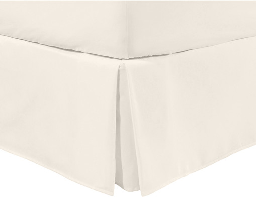 Saia para Cama Box com Babado Basic Off White 200 Fios, beige | WestwingNow