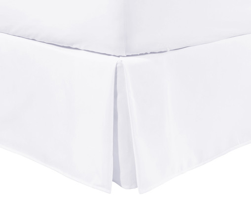 Saia para Cama Box com Babado Basic Branco 200 Fios, multicolor | WestwingNow