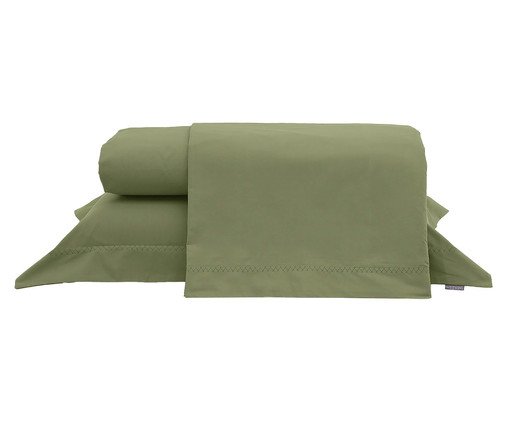 Jogo de Lençol Colors Alga 200 Fios, green | WestwingNow