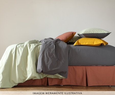 Saia para Cama Babado Íris 200 Fios | Westwing