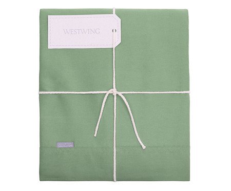 Lençol Superior Sem Elástico Colors Basil 200 Fios | Westwing