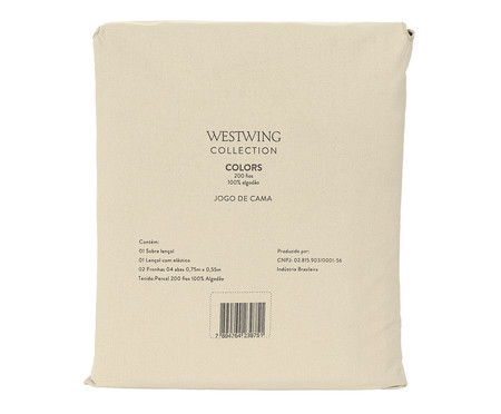 Jogo de Lençol Colors Rice 200 Fios | Westwing