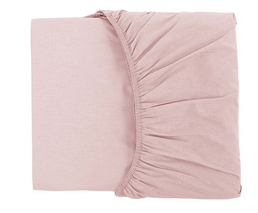 Lençol Inferior Unique Rosa Chá 200 Fios, multicolor | WestwingNow