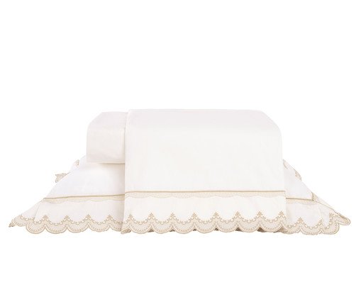 Jogo de Lençol Imperiale Palha 180 Fios, multicolor | WestwingNow