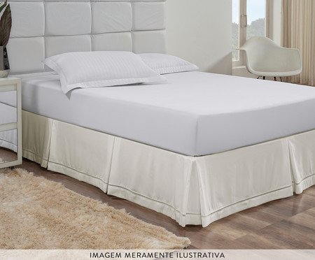 Saia para Cama Box Palito Palha | Westwing