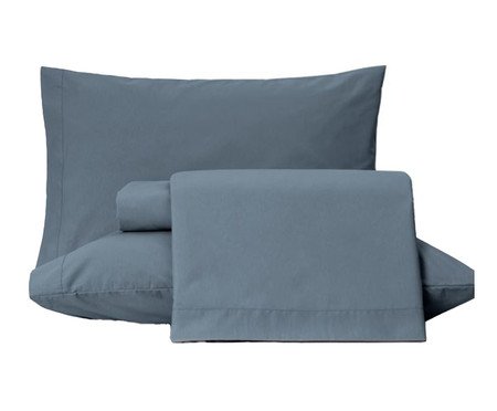 Jogo de Lençol Comfort Azul | Westwing