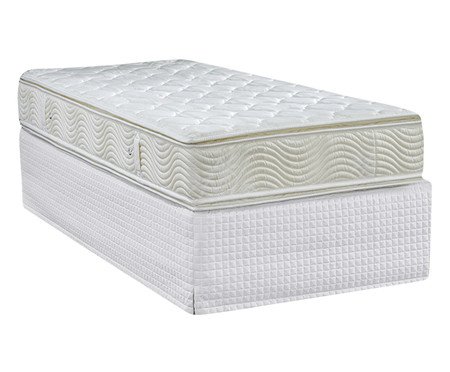 Saia para Cama Box Max Pastilha Branca | Westwing