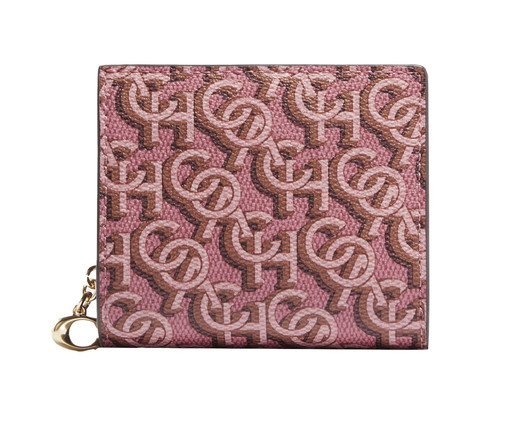 Carteira Snap With Monogram Print Rouge, red | WestwingNow