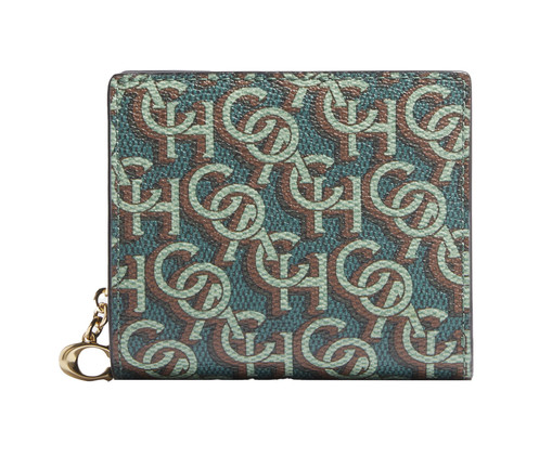 Carteira Snap With Monogram Print Green, green | WestwingNow