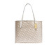 Bolsa City Tote Signature Monogram Print Chalk, Off White | WestwingNow