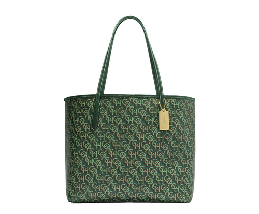 Bolsa City Tote Signature Monogram Print Green, green | WestwingNow