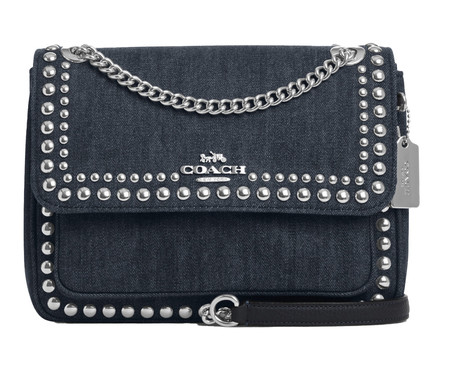 Bolsa Klare Crossbody 25 Denim With Rivets Denim | WestwingNow