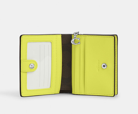 Carteira Snap With Signature Interior Bright Yellow | WestwingNow