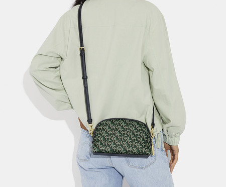 Bolsa Madi Crossbody Signature Monogram Print Green | WestwingNow